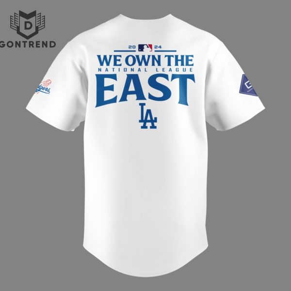 2024 Los Angeles Dodgers NL West Champs Baseball Jersey