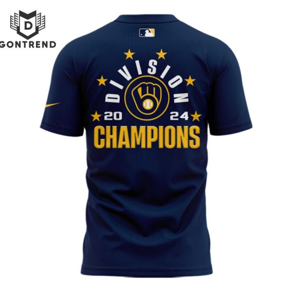 2024 Milwaukee Brewers Are Back To Back Nationa League Central Champs 3D T-Shirt