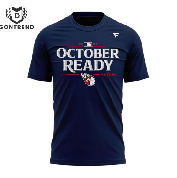 2024 October Ready Cleveland Guardians Postseason Clinched 3D T-Shirt