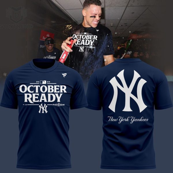 2024 October Ready New York Yankees 3D T-Shirt