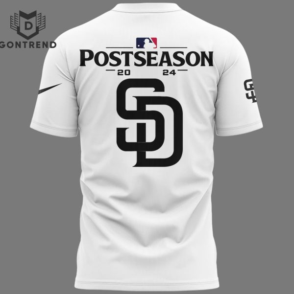 2024 October Ready Postseason San Diego Padres 3D T-Shirt – White