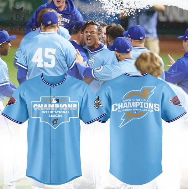 2024 Omaha Storm Chasers International League Championship Baseball Jersey