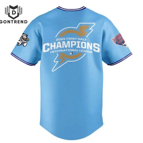 2024 Omaha Storm Chasers International League Championship Baseball Jersey