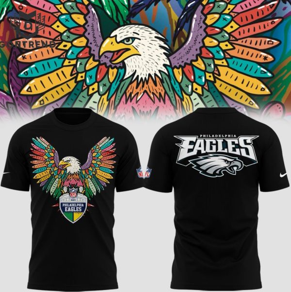 2024 Philadelphia Eagles Design 3D T-Shirt – Black