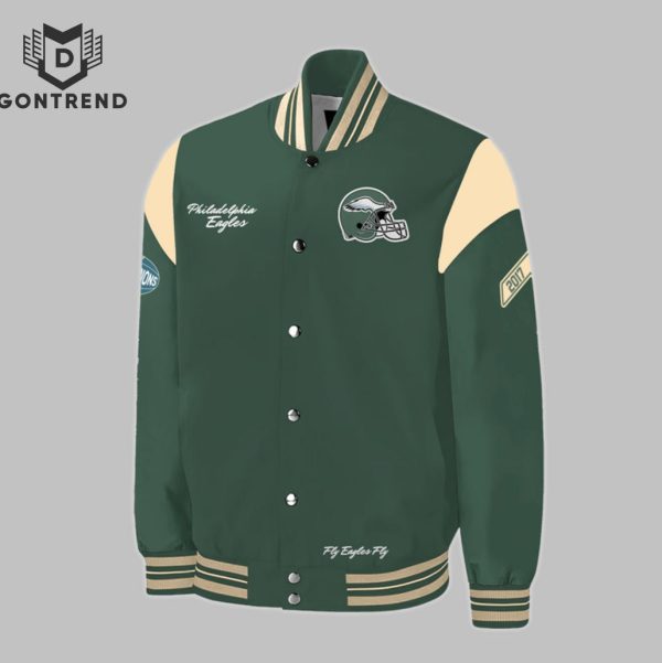 2024 Philadelphia Eagles Logo Baseball Jacket