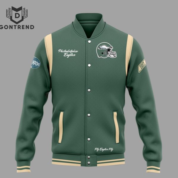 2024 Philadelphia Eagles Logo Design Baseball Jacket