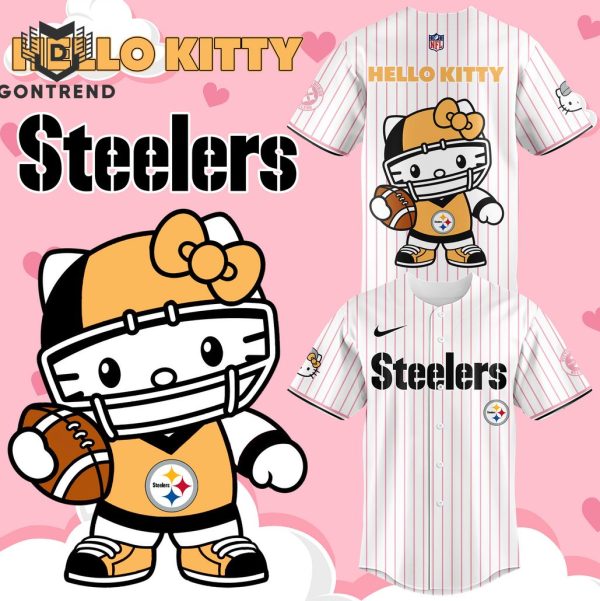 2024 Pittsburgh Steelers x Hello Kitty Baseball Jersey