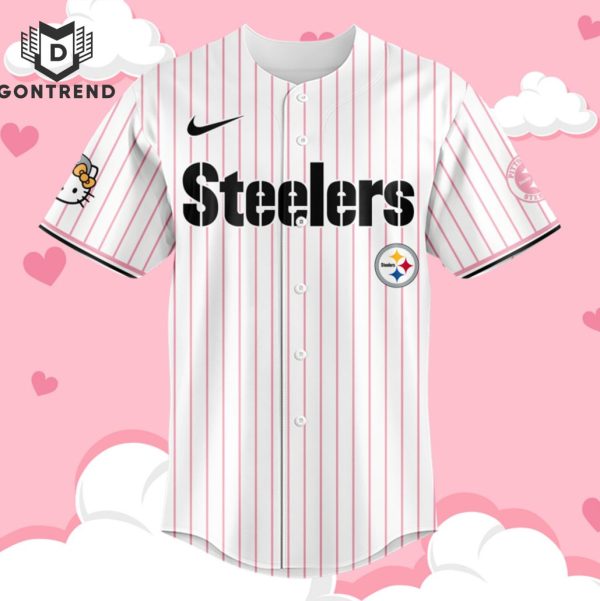 2024 Pittsburgh Steelers x Hello Kitty Baseball Jersey