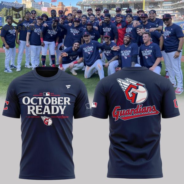 2024 Postseason Cleveland Guardians October Ready 3D T-Shirt