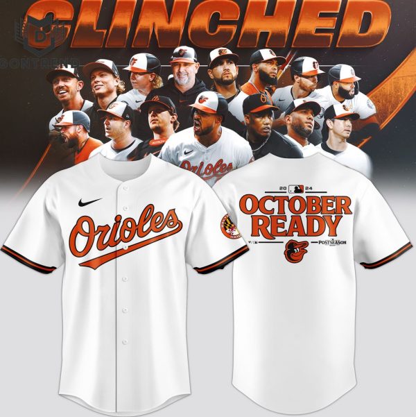 2024 Postseason Locker Room Baltimore Orioles Baseball Jersey