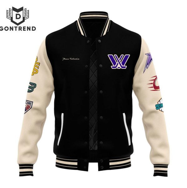 2024 PWHL Peace Collective Own The Ice Letterman Baseball Jacket