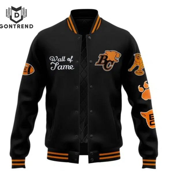 2024 Wall Of Fame BC Lions Baseball Jacket