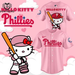 2024 Philadelphia Phillies x Hello Kitty Night Baseball Jersey