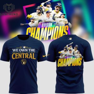 NL Central Division Champions 2024 Milwaukee Brewers 3D T-Shirt