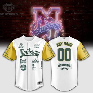 Personalized 2024 Sultanes De Monterrey Baseball Jersey