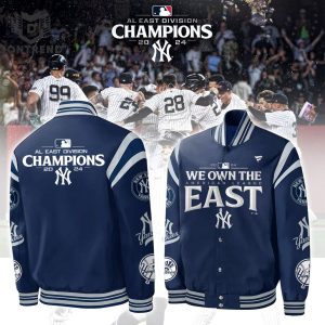 New York Yankees 2024 AL East Division Champions Baseball Jacket