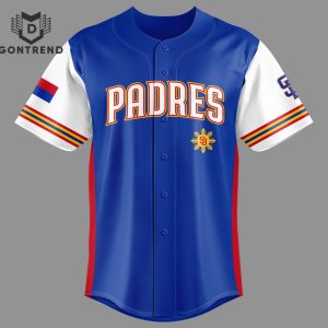 Personalized 2024 San Diego Padres Filipino Heritage Night Baseball Jersey