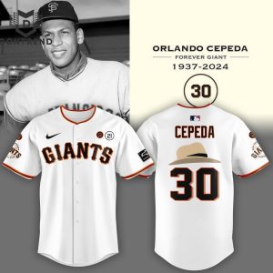 San Francisco Giants Orlando Cepeda 1937- 2024 Baseball Jersey