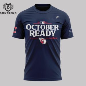 2024 Cleveland Guardians October Ready Postseason 3D T-Shirt