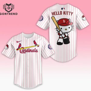 2024 St. Louis Cardinals x Hello Kitty Night September 19th Baseball Jersey