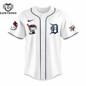 2024 Detroit Tigers x Hello Kitty 2024 Baseball Jersey – White