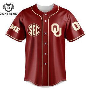 Personalized There Only One Oklahoma Sooners Baseball Jersey