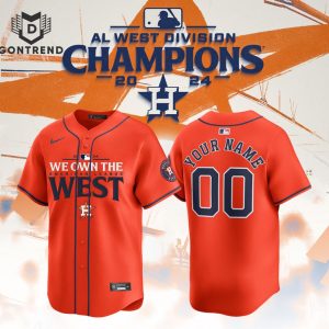 Personalized Houston Astros 2024 We Own The West Limited Baseball Jersey