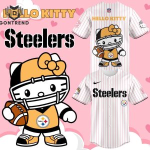 2024 Pittsburgh Steelers x Hello Kitty Baseball Jersey