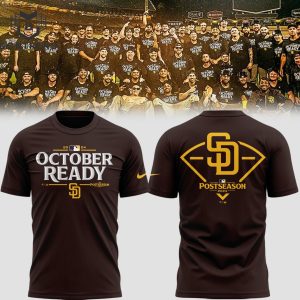 2024 October Ready Postseason San Diego Padres 3D T-Shirt