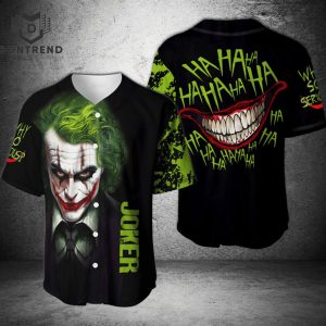 Joker Why So Serious Ha Ha Ha Baseball Jersey