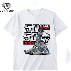 Los Angeles Dodgers Shohei Ohtani 50 50 Club Unisex T-Shirt