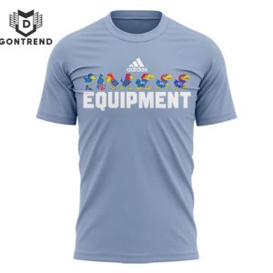 Kansas Jayhawks Football Equipment 3D T-Shirt