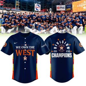 Houston Astros x American League West Champions 2024 Baseball Jersey