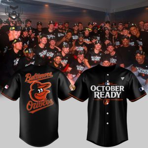 October Ready 2024 Postseason Baltimore Orioles Baseball Jersey – Black