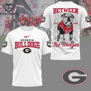 Georgia Bulldogs Between The Hedges 3D T-Shirt