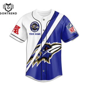 Personalized Baltimore Ravens – Ravens Flock Baseball Jersey