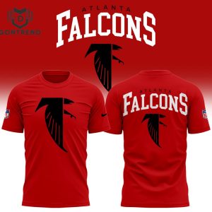 2024 Atlanta Falcons Design Red 3D T-Shirt