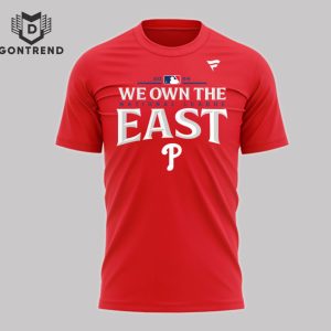 Your 2024 National League East Champions Philadelphia Phillies 3D T-Shirt