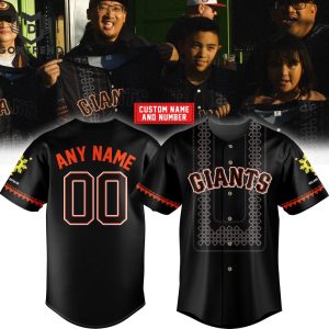 Personalized San Francisco Giants Filipino Heritage Night Baseball Jersey