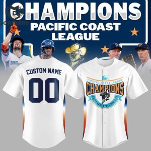 Personalized Sugar Land Space Cowboys Pacific Coast League Champions Baseball Jersey