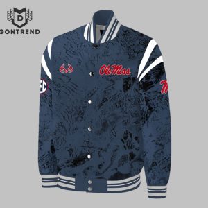 Ole Miss Rebels x Real Tree Wav3 Baseball Jacket