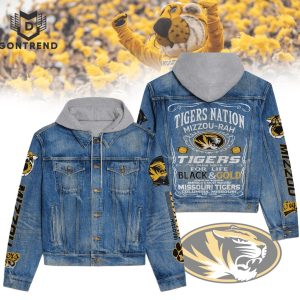 Missouri Tigers Football Nation Hooded Denim Jacket