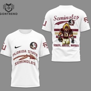 Florida State Seminoles Vires, Artes, Mores 3D T-Shirt