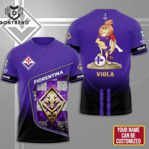 Personalized ACF Fiorentina Design 3D T-Shirt