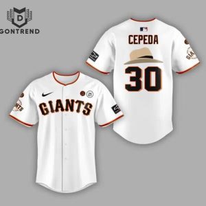 San Francisco Giants Orlando Cepeda 1937- 2024 Baseball Jersey