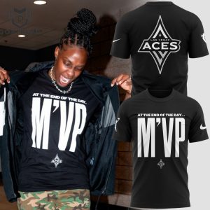 At The End Of The Day MVP Las Vegas Aces 3D T-Shirt