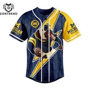 Michigan Wolverines I Am A Die Hard Wolverines Fan Baseball Jersey