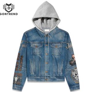 Jelly Roll I Am Not Okay Hooded Denim Jacket