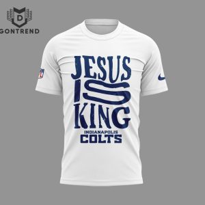 Jesus Is King Indianapolis Colts 3D T-Shirt