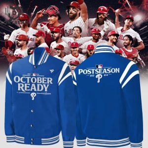 Philadelphia Phillies Postseason Locker Room Baseball Jacket